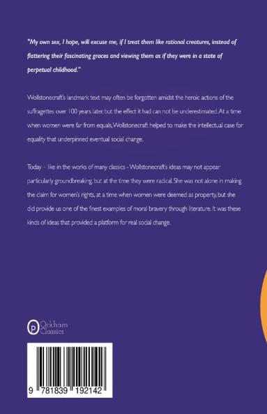 A Vindication of the Rights of Woman
