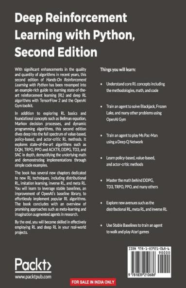 Deep Reinforcement Learning with Python - Second Edition