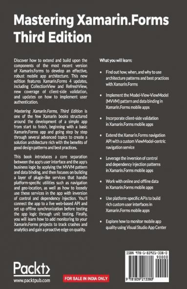 Mastering Xamarin.Forms - Third Edition