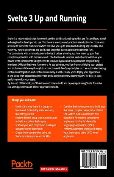 Svelte 3 Up and Running