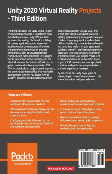 Unity 2020 Virtual Reality Projects - Third Edition