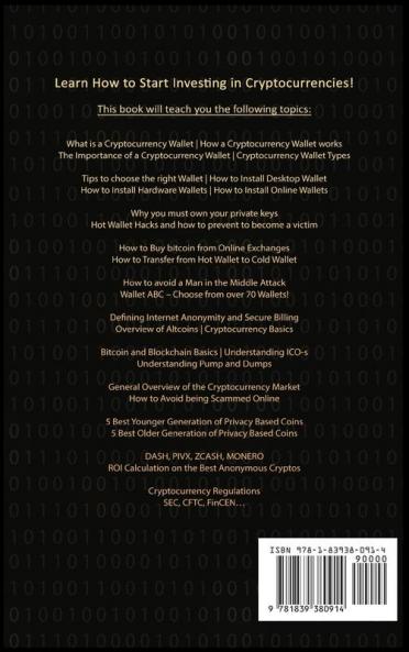 Cryptocurrency Trading & Investing: Wallet Technology Book Anonymous Altcoins (2 Books in 1)