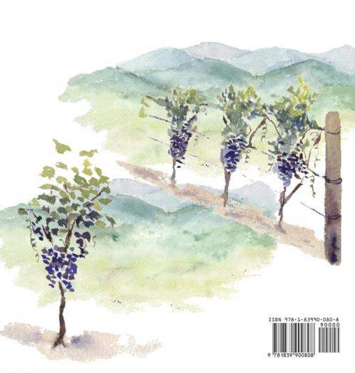 Vineyard themed Guest Book vacation home comments book holiday home visitor book to sign