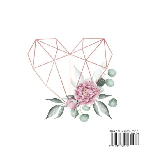 Guest Book for visitors and guests to sign at a party wedding baby or bridal shower (hardback)
