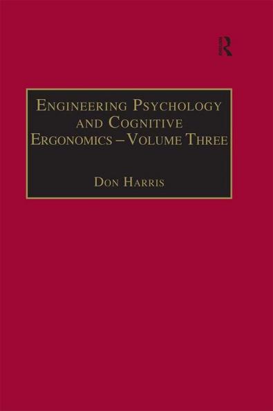 Engineering Psychology and Cognitive Ergonomics