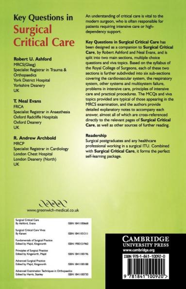 Key Questions in Surgical Critical Care