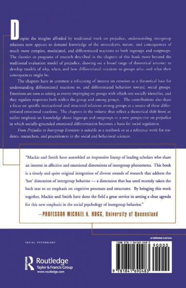 From Prejudice to Intergroup Emotions