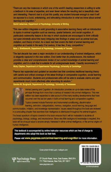 Animal Learning and Cognition