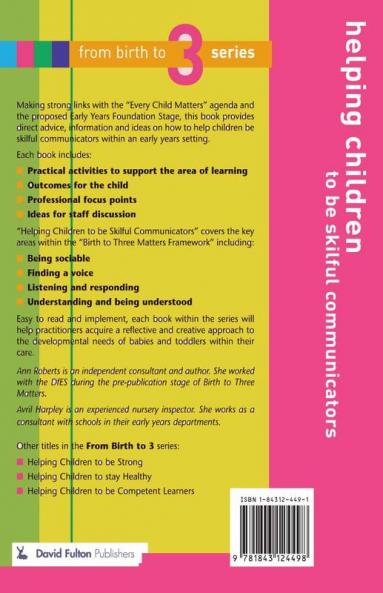 Helping Children to be Skilful Communicators