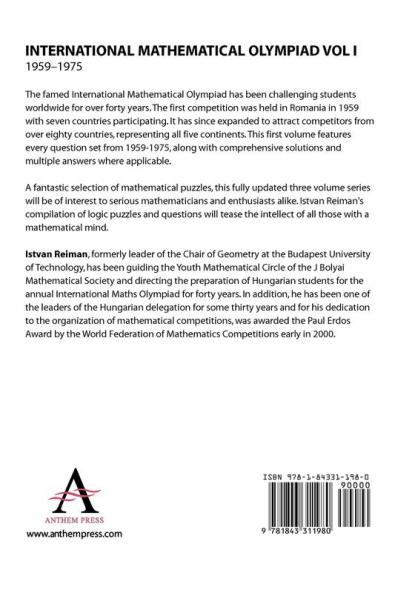 International Mathematical Olympiad Volume 1