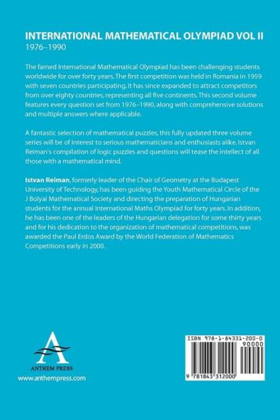 International Mathematical Olympiad Volume 2
