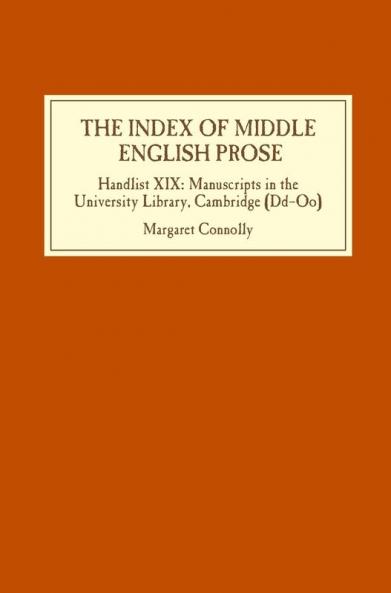 Index of Middle English Prose