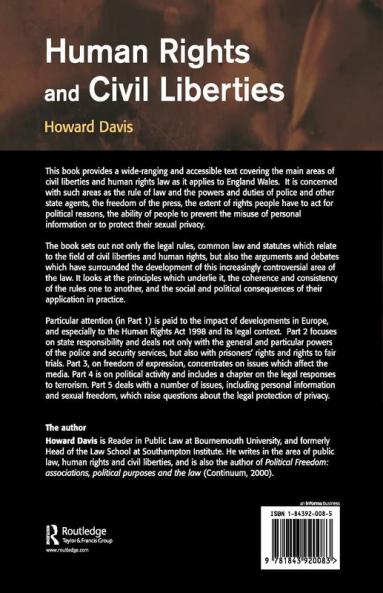 Human Rights and Civil Liberties