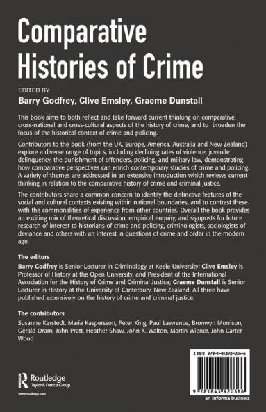 Comparative Histories of Crime