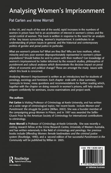 Analysing Women's Imprisonment