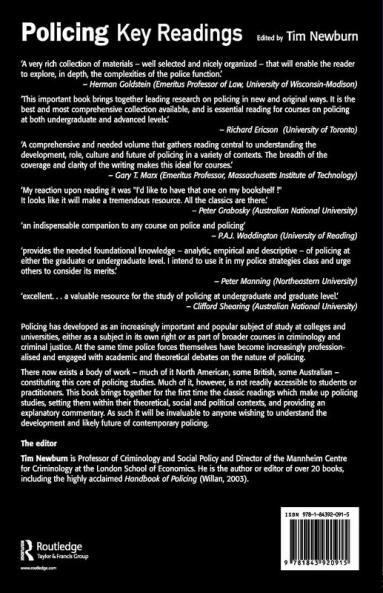 Policing: Key Readings