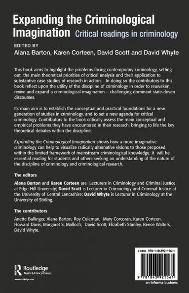 Expanding the Criminological Imagination