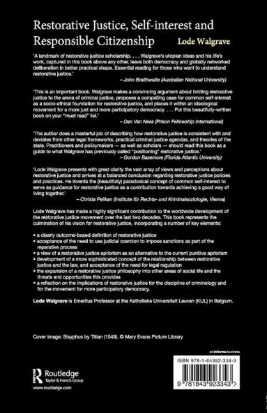 Restorative Justice Self-interest and Responsible Citizenship