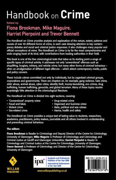 Handbook on Crime