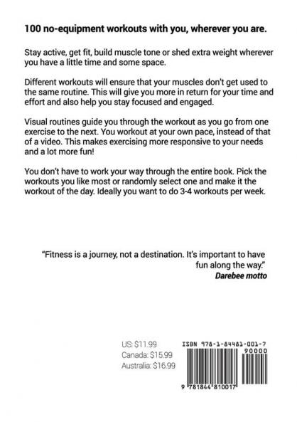 Pocket Workouts - 100 Darebee no-equipment workouts