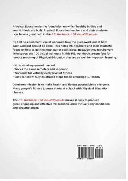 P.E. Workbook - 100 Workouts: No-Equipment Visual Workouts for Physical Education