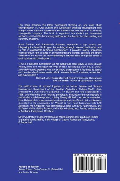 Rural Tourism and Sustainable Business