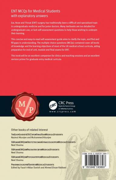 Ent McQs for Medical Students