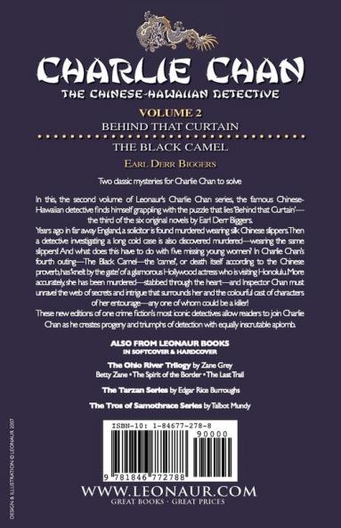 Charlie Chan Volume 2-Behind that Curtain & The Black Camel