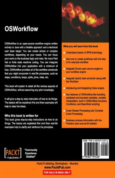 OSWorkflow: A guide for Java developers and architects to integrating open-source Business Process Management