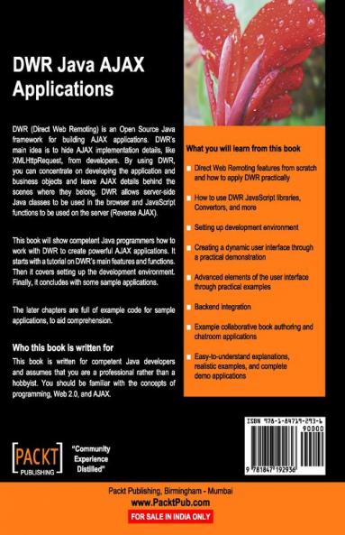 DWR Java AJAX Applications