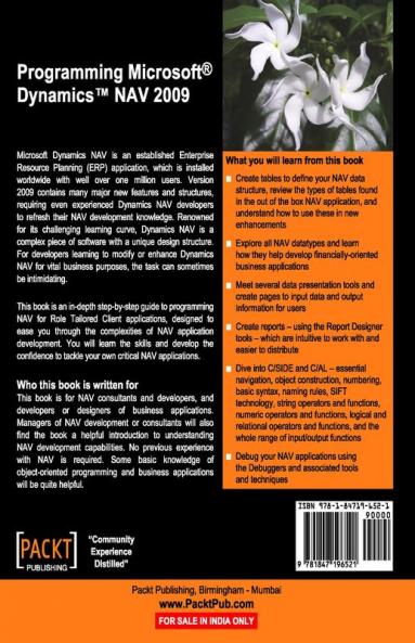 Programming Microsoft Dynamics Nav 2009