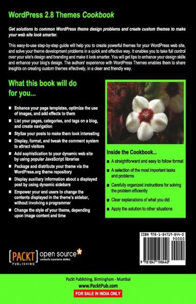 Wordpress 2.8 Themes Cookbook