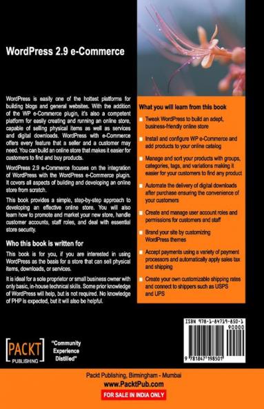 Wordpress 2.9 E-Commerce