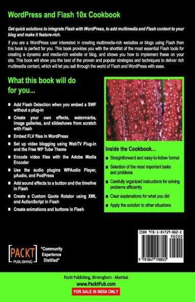 Wordpress and Flash 10x Cookbook