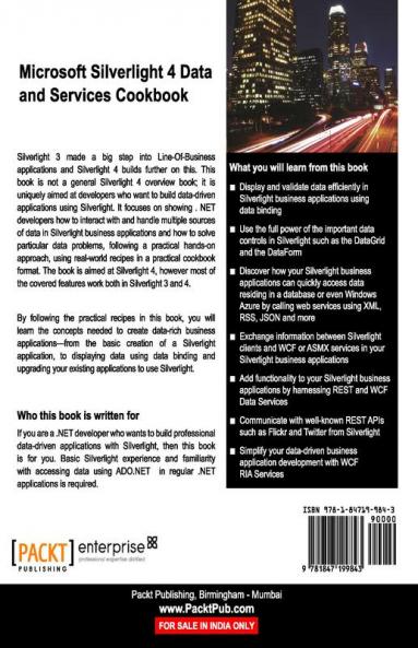 Microsoft Silverlight 4 Data and Services Cookbook