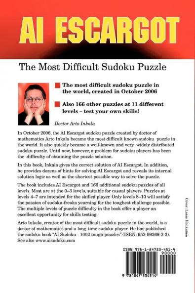 AI Escargot - The Most Difficult Sudoku Puzzle