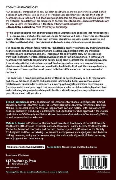 Neuroeconomics Judgment and Decision Making