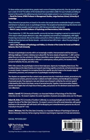 Handbook of Personal Security