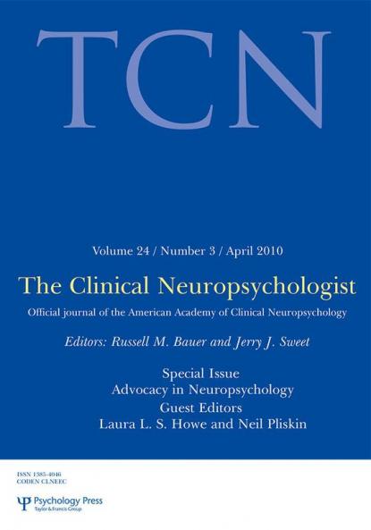 Advocacy in Neuropsychology