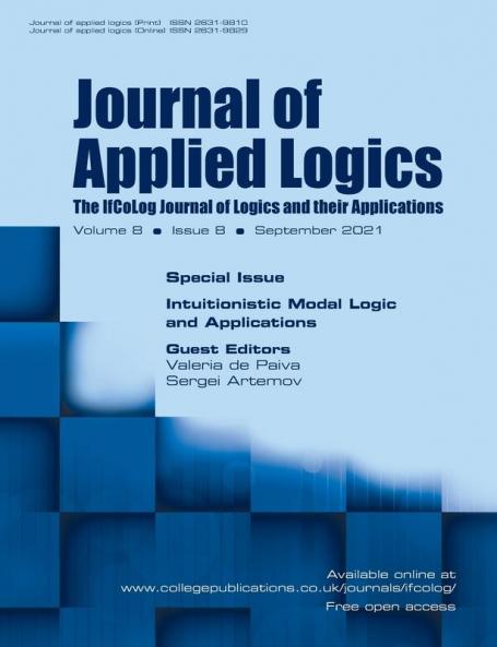 Journal of Applied Logics Volume 8 Number 8 September 2021. Special issue