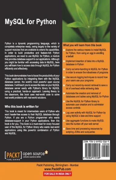 MySQL for Python