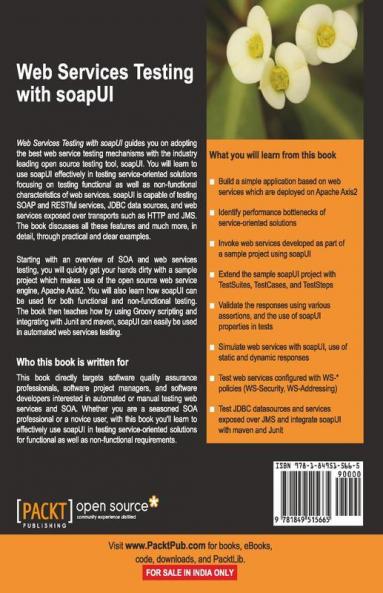 Web Services Testing with soapUI