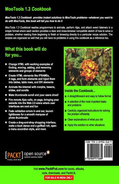 MooTools 1.3 Cookbook