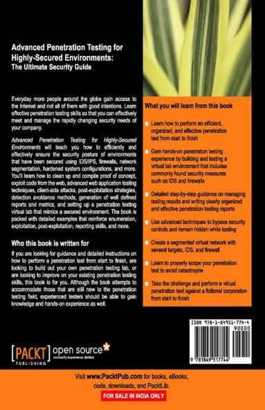 Advanced Penetration Testing for Highly-Secured Environments: The Ultimate Security Guide