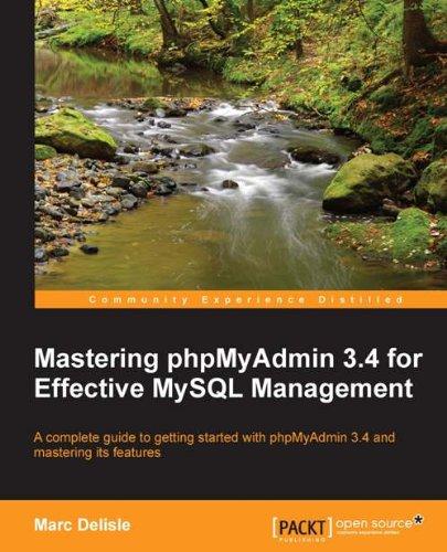 Mastering Phpmyadmin 3.4 for Effective MySQL Management