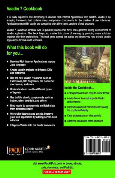 Vaadin 7 Cookbook