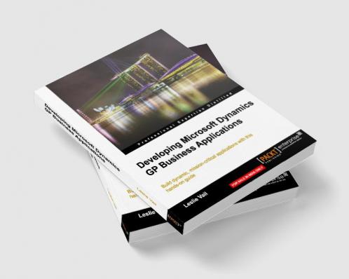 Developing Microsoft Dynamics GP Business Applications