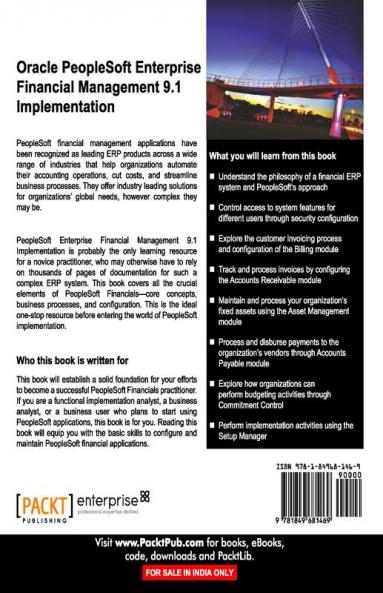 Oracle PeopleSoft Enterprise Financial Management 9.1 Implementation