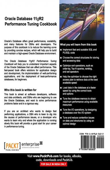 Oracle Database 11g R2 Performance Tuning Cookbook