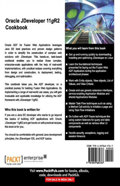 Oracle Jdeveloper 11gr2 Cookbook